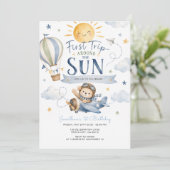 人生初の太陽一周 誕生日 招待状 (スタンド正面)