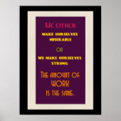 人生前向き感動的引用文 ポスター (正面)