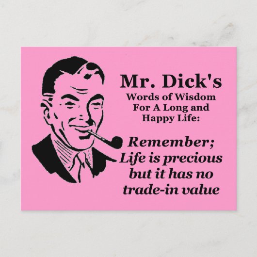 人生大切 ポストカード (正面)