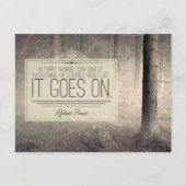 人生学について ポストカード (正面)