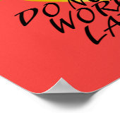 人生引用文とバナナ ポスター (角)