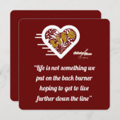 人生引用文グリーティングカードby詩人Adiela Akoo (正面/裏面)