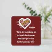 人生引用文グリーティングカードby詩人Adiela Akoo (スタンド正面)