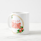 人生感動的と自己の愛のための肯定 コーヒーマグカップ (正面左)