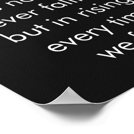 人生感動的の引用文 ポスター (角)