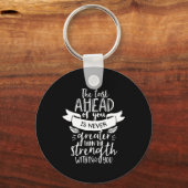 人生感動的引用文あなたの中の強さ キーホルダー (正面)