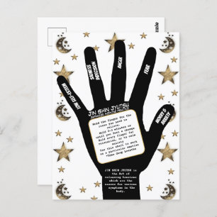 人生日本ののエネルギーを調和させるアート ポストカード