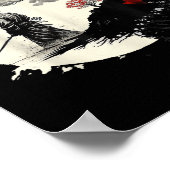 人生日本の平和の芸術合気道ツリー戦争の芸術 ポスター (角)