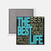 人生最高ののもの事は事ではない！ マグネット (正面/裏面)