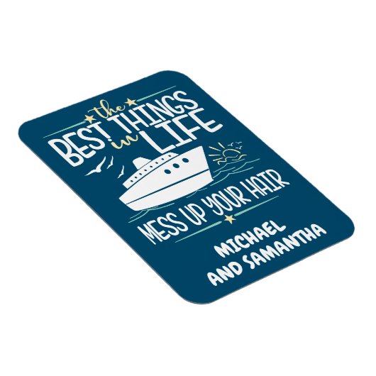 人生最高ののもの髪の毛を乱す マグネット (右側)