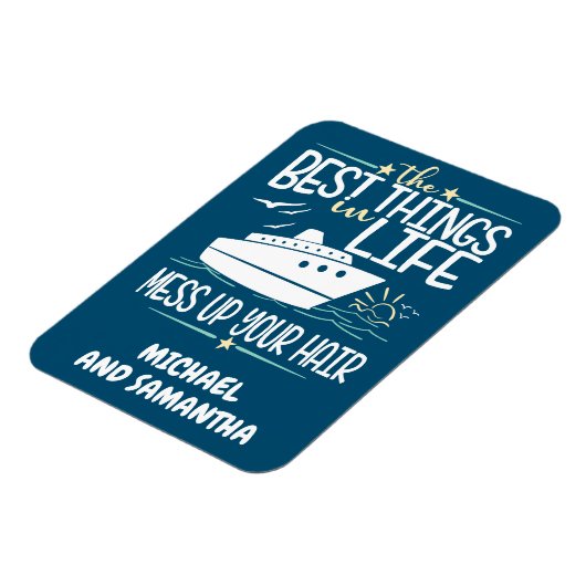 人生最高ののもの髪の毛を乱す マグネット (左側)