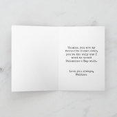 人生最高の右スワイプはあなただよ、バレンタイン カード (内部)