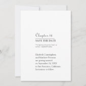 人生最高の章｜ウェディング セーブザデート (正面)