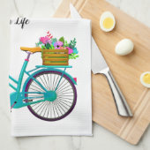 人生楽しむの小さな事柄 キッチンタオル (四つ折り)