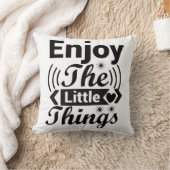 人生楽しむの小さな事柄 クッション (ブランケット)