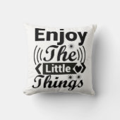 人生楽しむの小さな事柄 クッション (正面)