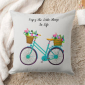 人生楽しむの小さな事柄 クッション (ブランケット)