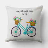 人生楽しむの小さな事柄 クッション (正面)