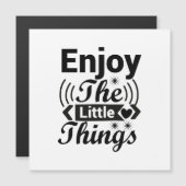 人生楽しむの小さな事柄 マグネット招待状 (正面/裏面)