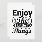 人生楽しむの小さな事柄 招待状 (正面/裏面)