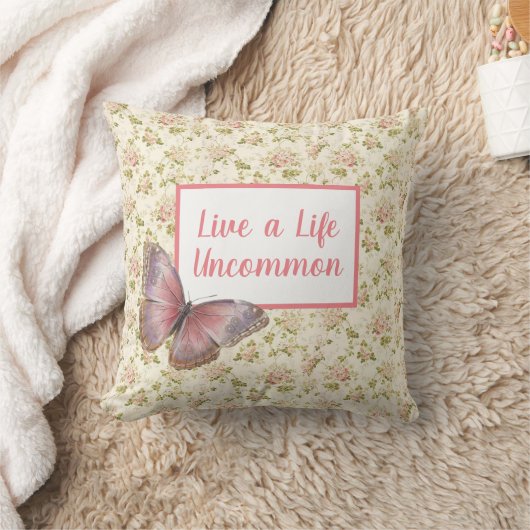 人生珍しい蝶 クッション (ブランケット)