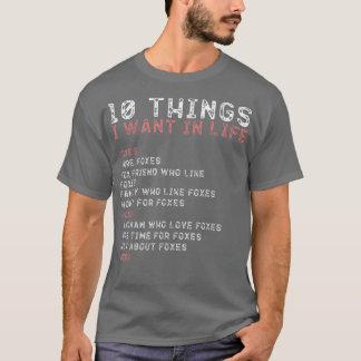 人生男性へで欲しいものは敵の10もの Tシャツ