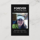 『人生祝一つの記憶』 名刺 (正面)