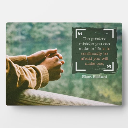 人生素晴らしの過ち フォトプラーク (正面)