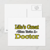 人生素晴らしの…医者 ポストカード (正面/裏面)