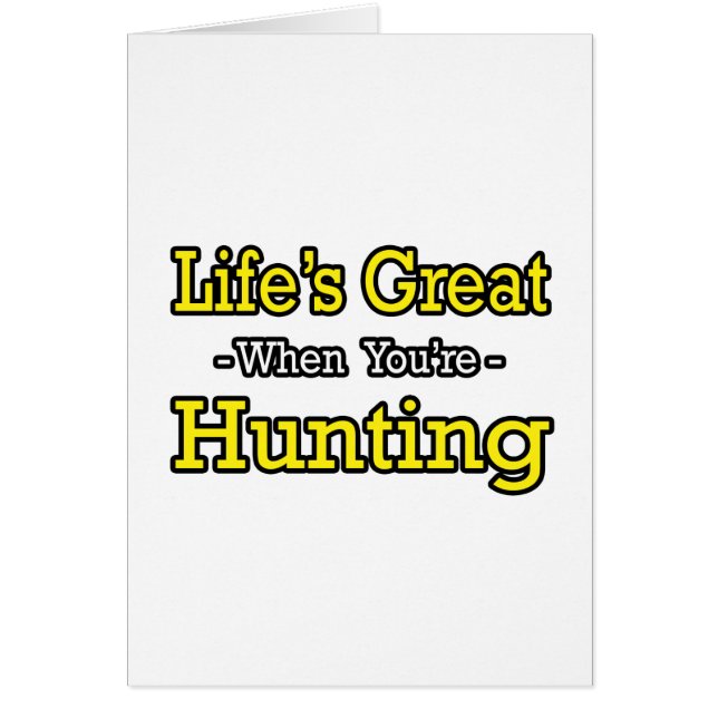 人生素晴らし...狩り (正面)