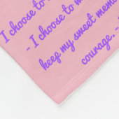 人生美しいがん詩ソフトフリースブランケット フリースブランケット (角)