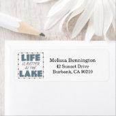 人生航海のは湖の引用文で良い ラベル (インサイチュ)