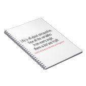 人生観に通ず ノートブック (右側)