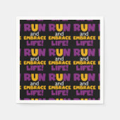人生走を受け入れる スタンダードカクテルナプキン (正面)
