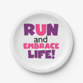 人生走を受け入れる ペーパープレート (正面)