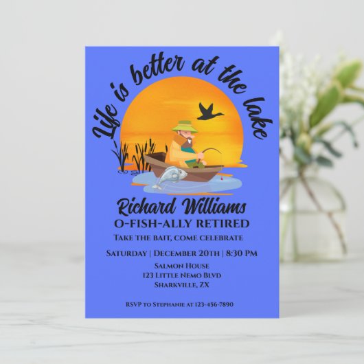 人生退職したは湖の魚釣り漫画で良い 招待状 (スタンド正面)