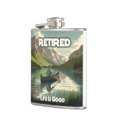 人生退職したは良いカヌーだ フラスク (左)