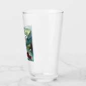 人生退職したは良い赤カヌー タンブラーグラス (左)