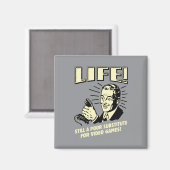 人生：ビデオゲームの悪い置き場 マグネット (正面/裏面)