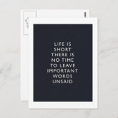 人生 ポストカード (正面/裏面)