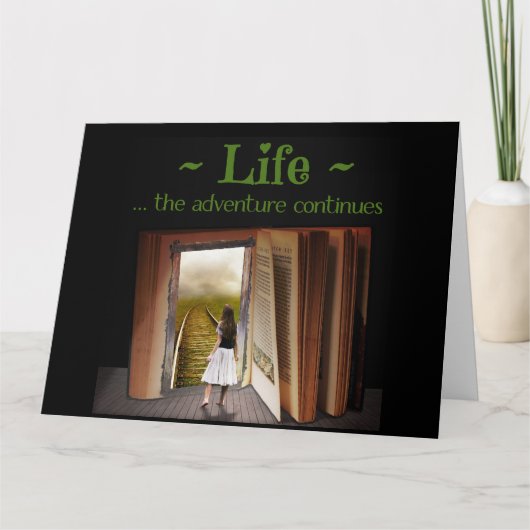 人生、冒険は続く カード (正面)