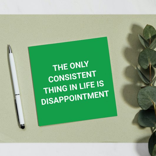 人生：唯一の失望 – はがきおもしろい