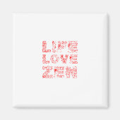 人生、愛、禅 マグネット (正面)