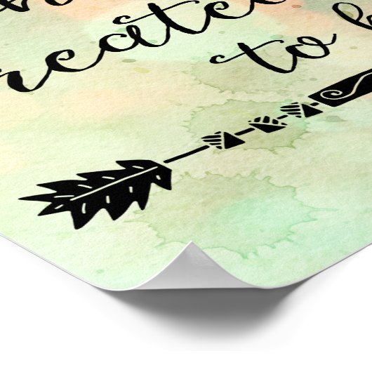 人生:神があなたを引用文にするために創造された人を発見する ポスター (角)