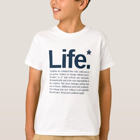 人生* Tシャツ (正面)