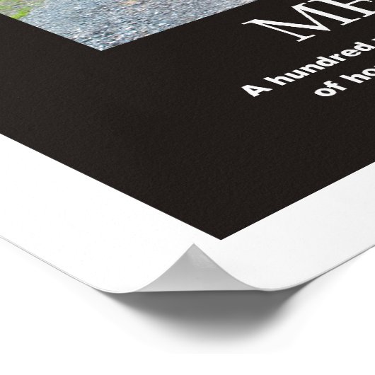 人的引用文の計感動的測 ポスター (角)