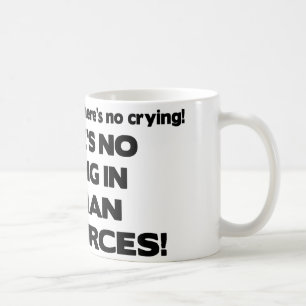 人的資源に泣き叫びがありません コーヒーマグカップ