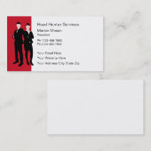 人的資源の名刺 名刺 (正面/裏面)