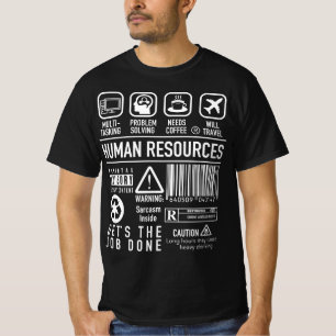 人的資源- HRのマネージャー定義記号 Tシャツ