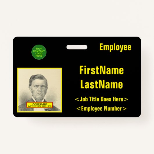 人目を引くスタッフの識別 バッジ (裏面)